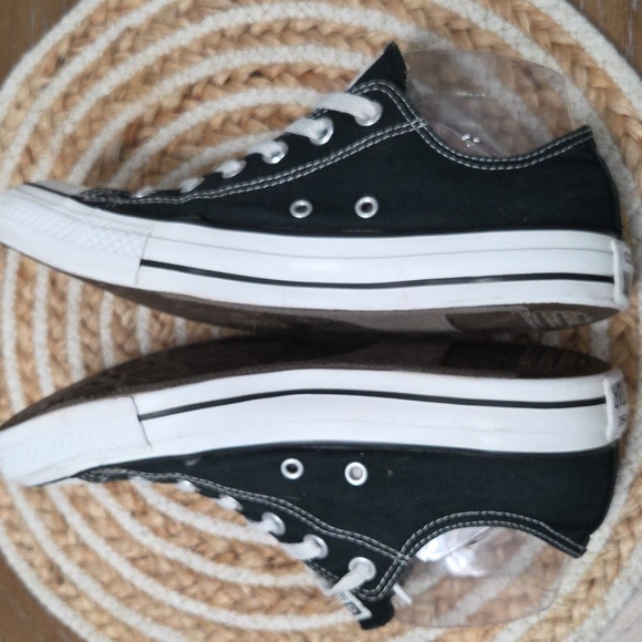 Converse Chuck Taylor All Star Black Lowtop Unisex 8W/6M - Picture 6 of 9